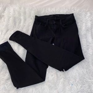 J brand size 25 super skinny black jean
